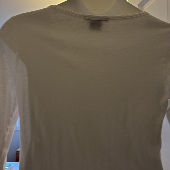 Ralph Lauren Scoop Neck Tee, White, XL, Good Condition! - Picture 4 of 5